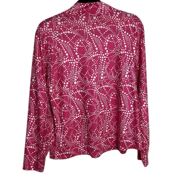 Gottex Women's Pink performance top,3/4 zip,mesh,gorpcore, Athleisure,athletic - Picture 3 of 13